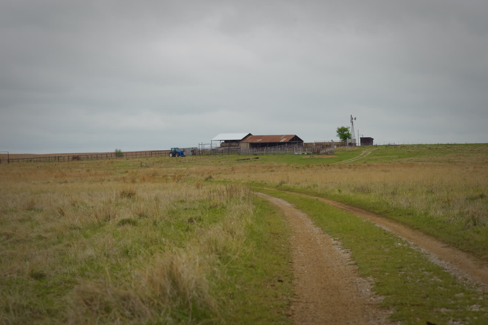Shipping pens at the JA Ranch in Montague County, Texas — a historic ranching operation that defined the county's cattle economy