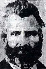 Daniel Montague, Texas surveyor and state senator for whom Montague County was named; portrait taken before his death in 1876; the county was established Christmas Eve 1857