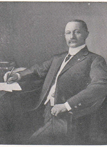 Joseph A. Kemp, Wichita Falls banker and civic leader whose 1912 land partnership led to the 1931 KMA Oilfield discovery straddling Montague County; portrait circa 1917