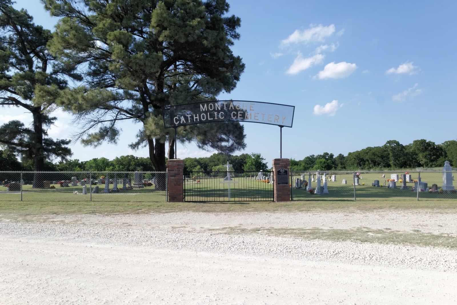 Montague Catholic Cemetery in Montague County, Texas — grounds of the 1900-era Italian immigrant community burial ground