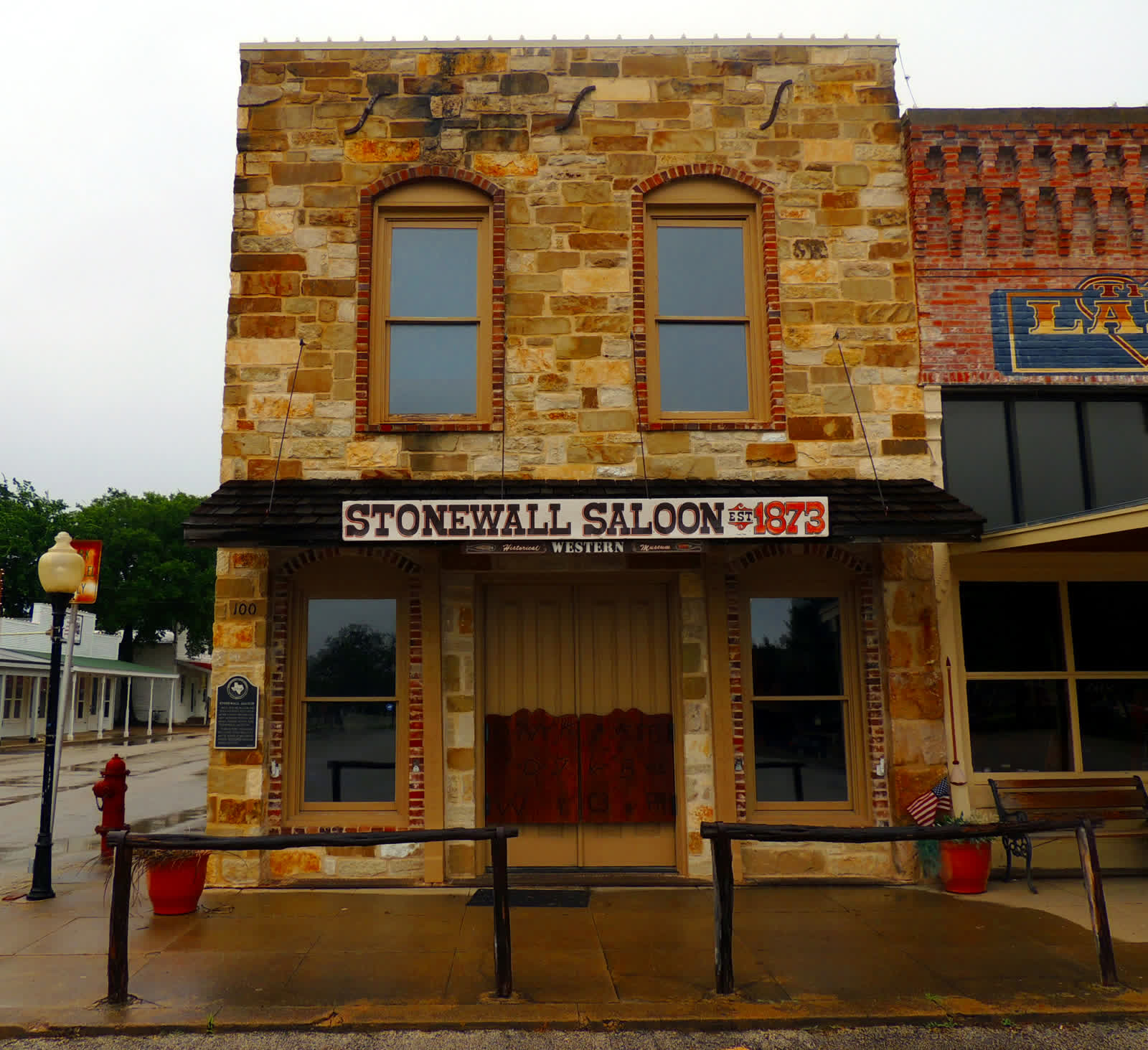 The 1873 Stonewall Saloon building in Saint Jo, Texas, now a local museum